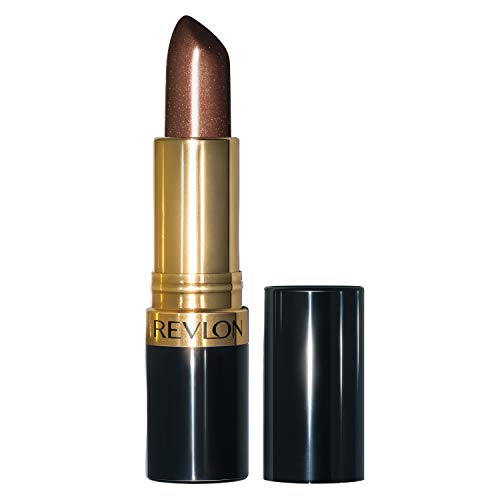 Revlon Super Lustrous Lipstick, High Impact Lipcolor with Moisturizing Creamy Formula, Infused with Vitamin E and Avocado Oil in Nude / Brown Pearl, Iced Mocha (315) 0.6 Ounce (Pack of 1) REVLON