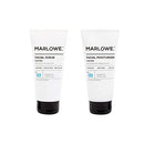 MARLOWE. No. 123 Men's Facial Moisturizer and No. 122 Men's Facial Scrub Skincare Pack | Exfoliating Face Wash and Lightweight Daily Face Cream | Suitable for Dry and Oily Skin | Natural Ingredients MARLOWE. M BLEND
