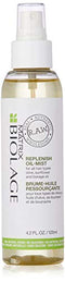BIOLAGE R.A.W. Replenish Oil-Mist | Pre-Shampoo Treatment Smoothes & Conditions Hair | With Olive, Sunflower & Borage Oil | Silicone-Free | For All Hair Types | 4.2 Fl. Oz. BIOLAGE