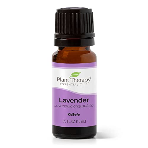 Plant Therapy Lavender Essential Oil 100% Pure, Undiluted, Therapeutic Grade, for Aromatherapy Diffuser and Body Care Use, 10 mL (1/3 oz) Plant Therapy