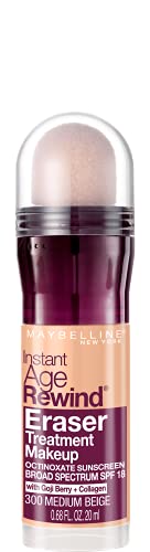 Maybelline New York Instant Age Rewind Eraser Treatment Makeup, Medium Beige, 0.68 fl. oz. Maybelline New York