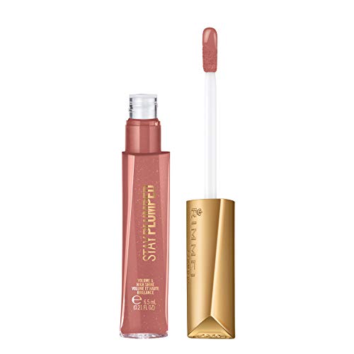Rimmel Stay Plumped Lip Gloss, 758 Rosie Posie, Pack of 1 Rimmel