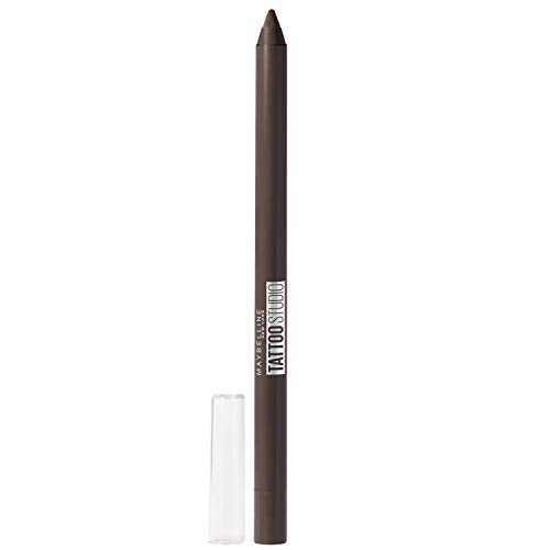 Maybelline TattooStudio Sharpenable Gel Pencil Longwear Eyeliner Makeup, Bold Brown, 0.04 oz. Maybelline New York
