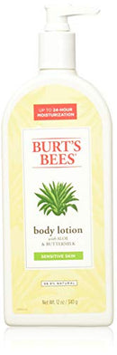 Aloe & Buttermilk Body Lotion w/Pump Burt's Bees 12 oz Lotion Burt's Bees