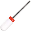 PANA 3/32" Shank Size Professional USA - Smooth Top Large Barrel White Ceramic Bit - Nail Drill Bit for Dremel Machine (Fine) PANA