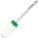 Pana Professional USA Ceramic White Smooth Top LARGE Barrel Bit Nail Drill (Grit: COARSE) 3/32" Shank Size PANA