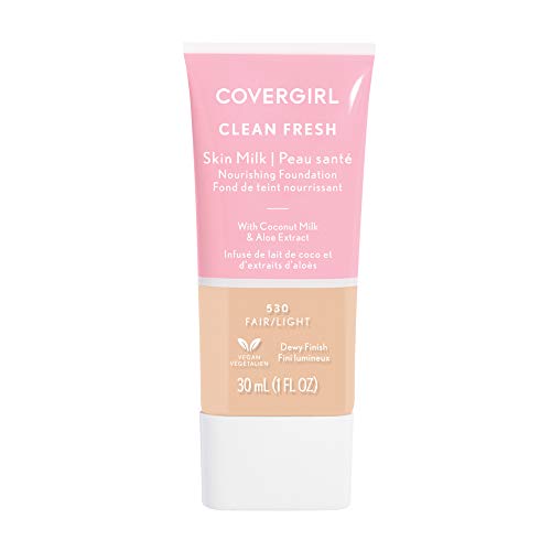 COVERGIRL, Clean Fresh Skin Milk Foundation, Fair/Light, 1 Count COVERGIRL Store