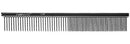 Chris Christensen 5in Face and Feet Fine/Coarse Butter Comb, Groom Like a Professional, Rounded Corners Prevent Friction and Breakage, Solid Brass Spin with Steel Teeth, Chrome Finish, Chrome Finish Chris Christensen