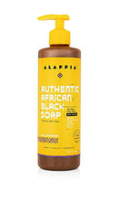 Alaffia Authentic African Black Soap All-in-One, Multi-purpose Face & Body Wash, Shampoo & Shaving Soap, Suitable for All Skin Types, Fair Trade Shea Butter, Wild Lavender, 16 Fl Oz Alaffia