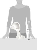 Conair Pro Style Bonnet Hair Dryer, 2 Heat Settings, Adjustable Height, Extra-Large Hood Size, 1875W Pro Style Bonnet Ionic Hair Dryer for Women, White Infinity Warehouse