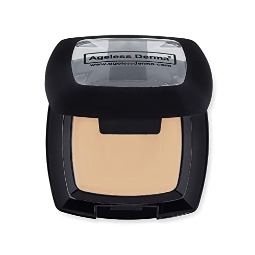 Ageless Derma Camoufleur Mineral Makeup Cream Under Eye Concealer Wheat. This Anti Aging Concealer has No Paraben and made in USA Ageless Derma