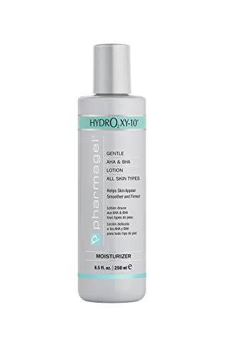 Pharmagel Hydro2 Xy 10 Lifting and Firming Concentrate Moisturizer | AHA and BHA Facial and Body Lotion | Rapid Absorption with Stabilized Oxygen - 8.5 fl. oz. Pharmagel