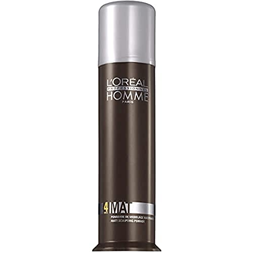 L'Oreal Homme Mat Matte Sculpting Pomade, 2.7 Ounce L'Oreal Paris