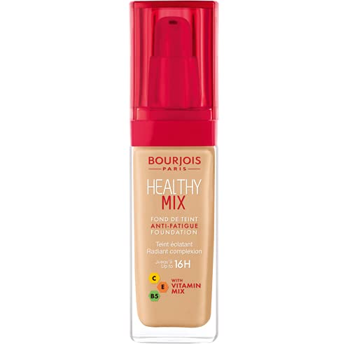 Bourjois Healthy Mix Anti-Fatigue Medium Coverage Liquid Foundation 53 Light Beige, 30ml, 29199601053 Bourjois