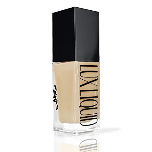 BaeBlu Organic Aloe-Based LUX Liquid Foundation, Natural Vegan Gluten-Free Made in USA, Hazelnut BaeBlu