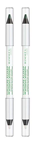 Rimmel Wonder ombre eyeliner, galactic green, 2 Count Rimmel