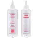 Empty Bottle for Liquid Monomer Twist Top Applicator Squeeze Bottle with Measurements 8oz By Alpree alpree