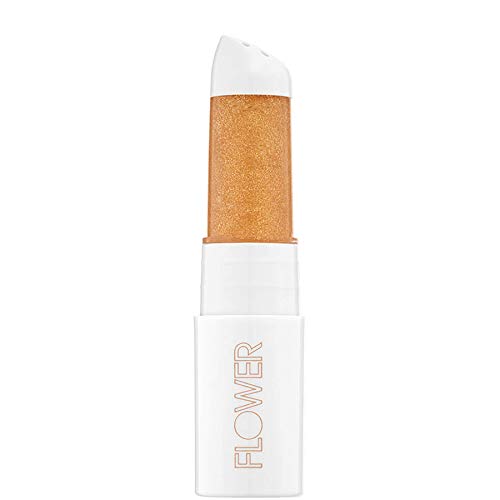 FLOWER BEAUTY Petal Pout Lip Mask | Hydrating Tinted Balm with Mango & Cocoa Butter | Vegan, Cruelty-Free Scented Lips Color | Lucky - Sweet Honey FLOWER BEAUTY