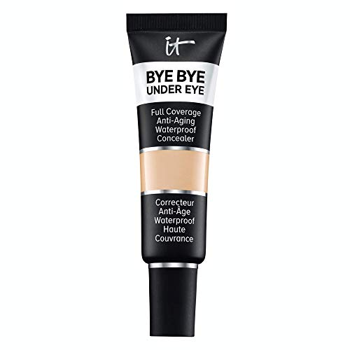 IT Cosmetics Bye Bye Under Eye, 14.0 Light Tan (W) - Full-Coverage, Anti-Aging, Waterproof Concealer - Improves the Appearance of Dark Circles, Wrinkles & Imperfections - 0.4 fl oz It Cosmetics