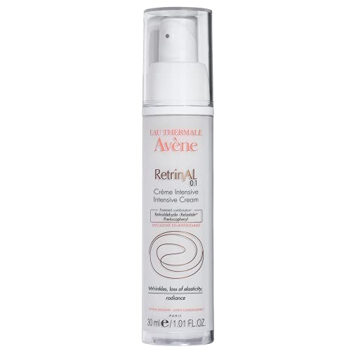 Eau Thermale Avene - RetrinAL 0.1 Intensive Cream - Retinaldehyde - Rejuvenates Skin & Helps Reduce Signs of Aging - Airless Pump - 1.0 fl.oz. Eau Thermale Avène