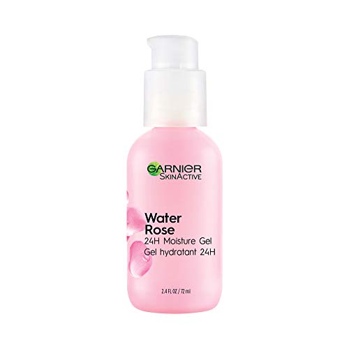 Garnier SkinActive Water Rose 24H Moisture Gel with Rose Water and Hyaluronic Acid, Face Moisturizer, For Normal to Combination Skin, 2.4 Fl Oz Garnier