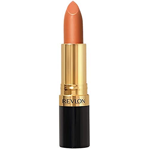 Revlon Super Lustrous Lipstick, High Impact Lipcolor with Moisturizing Creamy Formula, Infused with Vitamin E and Avocado Oil in Red / Coral Pearl, Apricot Fantasy (120) REVLON