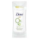 Dove 0% Aluminum Deodorant Stick Non irritating for Underarm Care Cucumber and Green Tea, 2.6 Oz Dove