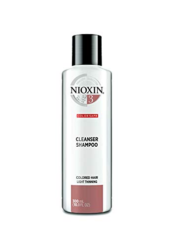 Nioxin System 3 Cleanser Shampoo, Color Treated Hair with Light Thinning, 10.1 oz Nioxin