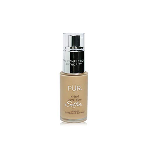 PÜR 4-in-1 Love Your Selfie Longwear Foundation & Concealer, MP1, 1.2 Fl Oz PÜR MINERALS