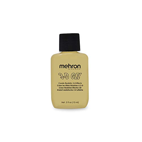 Mehron Makeup 3-D Gel (.5 oz) (Clear) Mehron