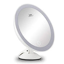 10X Magnifying Mirror with Lights,Lighted Magnifying Makeup Mirror with Lights Led Lighted Makeup Mirror with Touch Sensor,Dimmable,Powerful Suction Cup,360°Rotation for Travel Home BEAUTYMIRROR