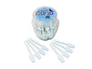 100pcs Pana Brand Cosmetic Make Up Disposable Plastic 2.5" Spatulas Skin Care Facial Cream Mask Spatula (100 Pieces in a Container) (WHITE) PANA