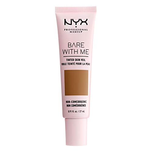 NYX PROFESSIONAL MAKEUP Bare With Me Tinted Skin Veil, Lightweight BB Cream - Cinnamon Mahogany NYX PROFESSIONAL MAKEUP