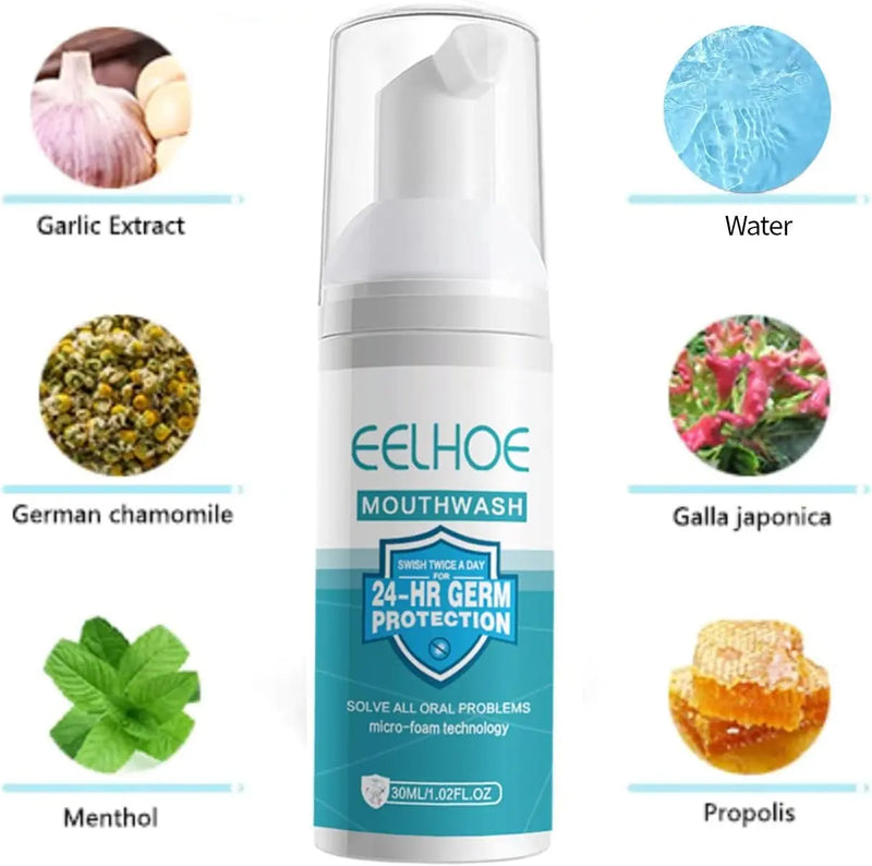 3Pcs Teeth Mouthwash Toothpaste Foam,Stain Removal Teeth Whitening,Oral Care,Fresh Breath Deep Cleaning. Infinity Warehouse