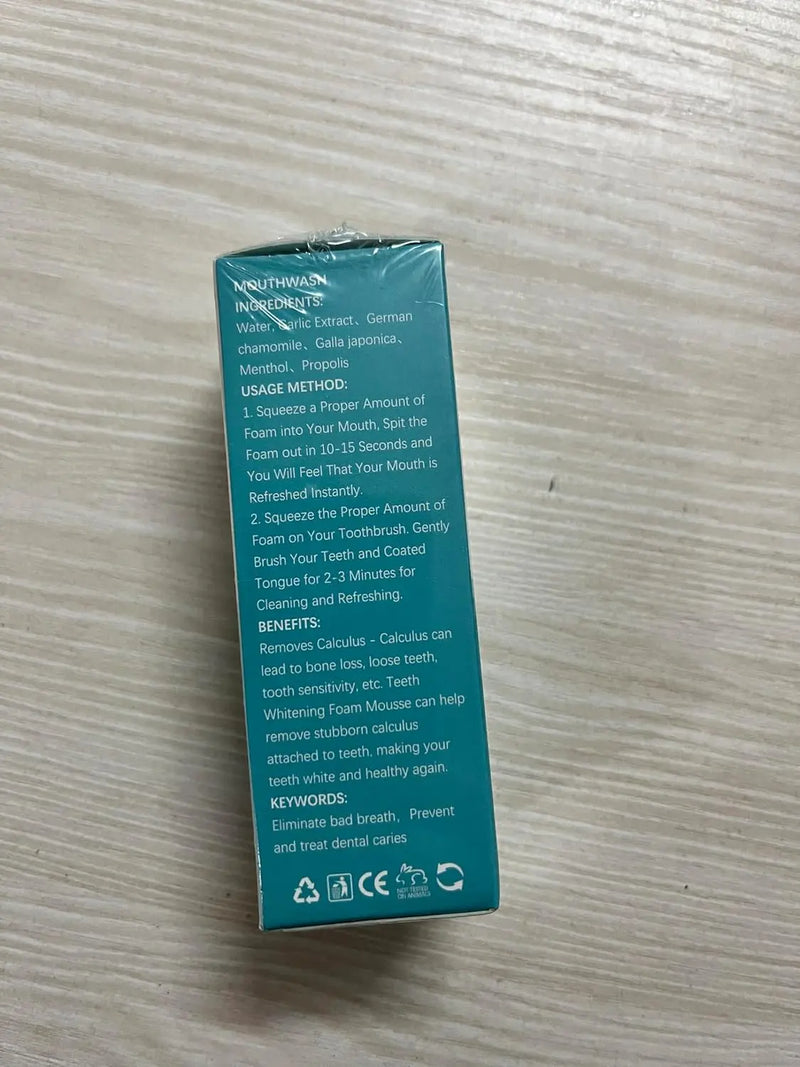 3Pcs Teeth Mouthwash Toothpaste Foam,Stain Removal Teeth Whitening,Oral Care,Fresh Breath Deep Cleaning. Infinity Warehouse