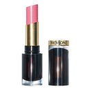 REVLON Super Lustrous Glass Shine Lipstick, Flawless Moisturizing Lip Color with Aloe, Hyaluronic Acid and Rose Quartz, So Sleek Pink (021), 0.15 oz REVLON