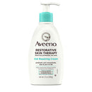 Aveeno Restorative Skin Therapy Moisturizing Oat Repairing Cream for Sensitive, Distressed, Dry Skin, with Prebiotic Oat & Aloe, Formulated without Parabens, Fragrance & Steroids, 12 oz Aveeno