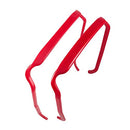Zazzy Bandz - Curly Thick Hair Headband - Solid Colors (Two-Pack: Original Fit + Slim Relaxed Fit, Red) Zazzy Bandz