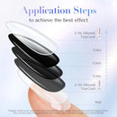 AZUREBEAUTY 2-in-1 Base & Top Coat Nail Polish, Clear Strengthener, Quick-Dry, High-Gloss Shine, Streak-Free, Gentle Formula for Easy At-Home Manicures Infinity Warehouse