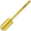 USA Pana 3/32" Safety Nail Carbide - Smooth Round Top Large Barrel Head for Electric Dremel Drill Machine - Grit Size: (4XC, 3XC, 2XC, XC, C, M, F, XF) (Medium (M) GOLD) PANA