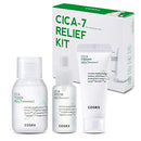 COSRX CICA-7 Relief Kit | TSA Approved Travel Size, Gift Set | Pure Fit CICA Trial | Toner, Serum, Cream | Centella Asiatica, Sensitive Skin, Soothing, Moisturizing COSRX