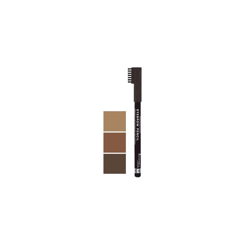 Rimmel Professional Eyebrow Pencil, Dark Brown 1 ea (Pack of 2) Rimmel