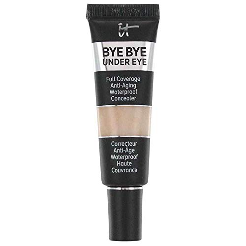 IT Cosmetics Bye Bye Under Eye, 14.0 Light Tan (W) - Full-Coverage, Anti-Aging, Waterproof Concealer - Improves the Appearance of Dark Circles, Wrinkles & Imperfections - 0.4 fl oz It Cosmetics