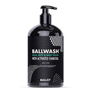 Ball Wash Charcoal Body Wash for Men – Ballsy XL Pump, Shower Gel Ball Wash for Men - 16oz Moisturizing Men’s Bodywash with Coconut Oil – Natural Soap for Men & Great for a Manly Care Package Ballsy