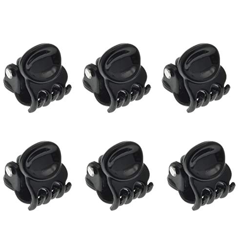 Camila Paris AD116/6 French Hair Clips for Women, Set of 6 Extra Small Girls Hair Claw Clips Jaw Fashion Durable Styling Hair Accessories for Women, Strong Hold No Slip Grip, Made in France Camila