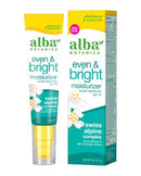 Alba Botanica Even & Bright Moisturizer, Broad Spectrum SPF 15, 2 Oz Alba Botanica