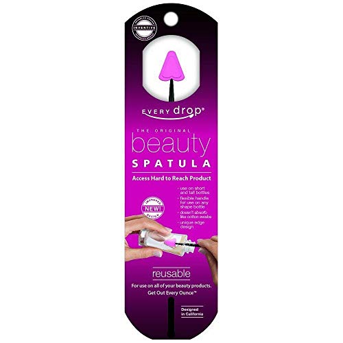 Every drop Beauty Spatula, Get Hard to Reach Beauty Products Out of Bottle, Washable and Reusable, 1 Spatula Every Drop