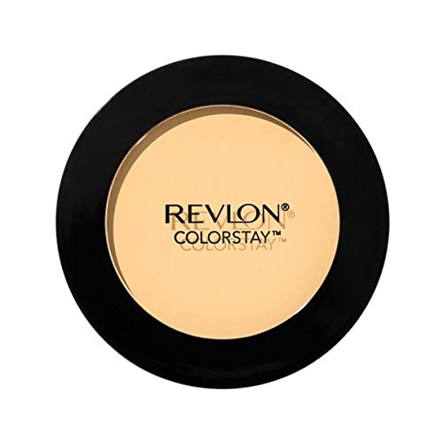 Revlon ColorStay Pressed Powder, Longwearing Oil Free, -Fragrance Free, Noncomedogenic Face Makeup, Banana (100) REVLON