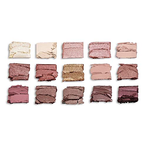Makeup Revolution Reloaded Eyeshadow Palette, Iconic 3.0, 15 Vivid & Highly Pigmented Matte Shades, Neutral Colors, Vegan & Cruelty-Free, 0.24 Oz Makeup Revolution