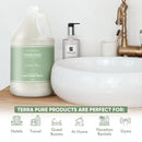 Terra Pure Hotel Hand & Body Wash Soap | Four Gallons | Designed to Refill Soap Dispensers (Set of 4) Infinity Warehouse